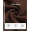 COOFANDY Men’s Sweater Vest Wool Blended Casual Sleeveless Knit Pullover(Brown)
