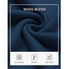 COOFANDY Men’s Sweater Vest Wool Blended Casual Sleeveless Knit Pullover(Dark Blue)