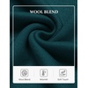 COOFANDY Men’s Sweater Vest Wool Blended Casual Sleeveless Knit Pullover(Dark Green)