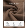 COOFANDY Men’s Sweater Vest Wool Blended Casual Sleeveless Knit Pullover(Light Brown)