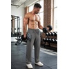 COOFANDY Men’s Sweatpants Casual Baggy Pants Lightweight Cotton Sweatpants(Dark Grey)