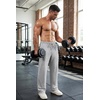 COOFANDY Men’s Sweatpants Casual Baggy Pants Lightweight Cotton Sweatpants(Light Gray)