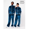 COOFANDY Mens Velour Tracksuit 2 Piece Set Velvet Track Suits for Party(Royal Blue)