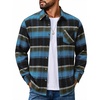 Olive Blue Plaid