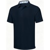 COOFANDY Mens Golf Polo Shirts Short Sleeve Quick Dry Casual Collared Shirt(Navy Blue)