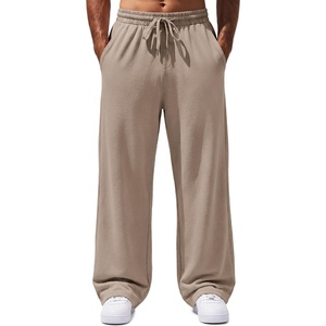 COOFANDY Men’s Sweatpants Casual Baggy Pants Lightweight Cotton Sweatpants(Khaki)