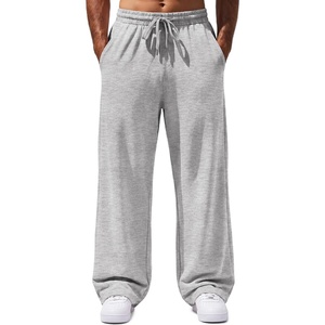 COOFANDY Men’s Sweatpants Casual Baggy Pants Lightweight Cotton Sweatpants(Light Gray)