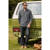 COOFANDY Men’s Fleece Quarter Zip Pullover Mock Neck Long Sleeve Sweatshirt(Dark Gray)