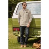 COOFANDY Men’s Fleece Quarter Zip Pullover Mock Neck Long Sleeve Sweatshirt(Moon Gray)