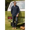COOFANDY Men’s Fleece Quarter Zip Pullover Mock Neck Long Sleeve Sweatshirt(Navy Blue)