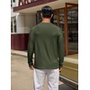 COOFANDY Men’s Long Sleeve Tee Shirts UV Sun Protection Athletic T-Shirts(A-army Green 1pack)