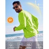 COOFANDY Men’s Long Sleeve Tee Shirts UV Sun Protection Athletic T-Shirts(A-bright Green 1pack)