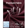 COOFANDY Men’s Long Sleeve Tee Shirts UV Sun Protection Athletic T-Shirts(A-wine Red 1pack)