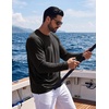COOFANDY Men’s Long Sleeve Tee Shirts UV Sun Protection Athletic T-Shirts(C- Black 3 Pack)