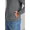 COOFANDY Men’s Quarter Zip Pullover Fleece Sweatshirt with Zipper Pockets(Dark Grey)