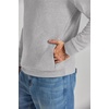 COOFANDY Men’s Quarter Zip Pullover Fleece Sweatshirt with Zipper Pockets(Light Grey)
