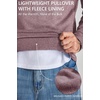 COOFANDY Men’s Quarter Zip Pullover Fleece Sweatshirt with Zipper Pockets(Mauve)