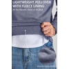 COOFANDY Men’s Quarter Zip Pullover Fleece Sweatshirt with Zipper Pockets(Navy)