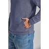 COOFANDY Men’s Quarter Zip Pullover Fleece Sweatshirt with Zipper Pockets(Navy)