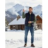 COOFANDY Men’s Quarter Zip Up Sweaters Slim Fit Lightweight Mock Pullover(Army Green)