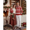 COOFANDY Men’s Quarter Zip Up Sweaters Slim Fit Lightweight Mock Pullover(Christmas Red & Elk)