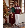 COOFANDY Men’s Quarter Zip Up Sweaters Slim Fit Lightweight Mock Pullover(Christmas Red & White)