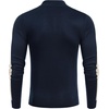 COOFANDY Men’s Quarter Zip Up Sweaters Slim Fit Lightweight Mock Pullover(Navy:stripe-khaki)
