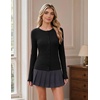 COOFANDY Women’s Lightweight Cardigans Ribbed Long Sleeve Button Up Sweater(Black)