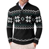 Black & White & Green Pattern