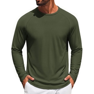 COOFANDY Men’s Long Sleeve Tee Shirts UV Sun Protection Athletic T-Shirts(A-army Green 1pack)