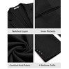 COOFANDY Men’s Casual Blazer Knit Lightweight Sport Coats Suit Jacket(Black)
