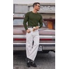 COOFANDY Mens Long Sleeve T Shirts Muscle Fit Casual Crew Neck Ribbed Tee Shirts(Dark Army Green)