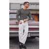 COOFANDY Mens Long Sleeve T Shirts Muscle Fit Casual Crew Neck Ribbed Tee Shirts(Dark Gray)