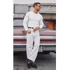COOFANDY Mens Long Sleeve T Shirts Muscle Fit Casual Crew Neck Ribbed Tee Shirts(White)