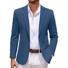 COOFANDY Men’s Casual Blazer Knit Lightweight Sport Coats Suit Jacket(Royal Blue)
