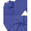 COOFANDY Men’s Casual Button Down Short Sleeve Shirts Summer Beach Wedding Shirt Vacation Cotton Shirts(Navy Blue)