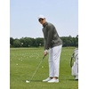 COOFANDY Men Quarter Zip Pullover Lightweight Golf Mock Neck Sweatshirt(Army Green)