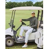 COOFANDY Men Quarter Zip Pullover Lightweight Golf Mock Neck Sweatshirt(Army Green)