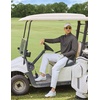 COOFANDY Men Quarter Zip Pullover Lightweight Golf Mock Neck Sweatshirt(Dark Grey)