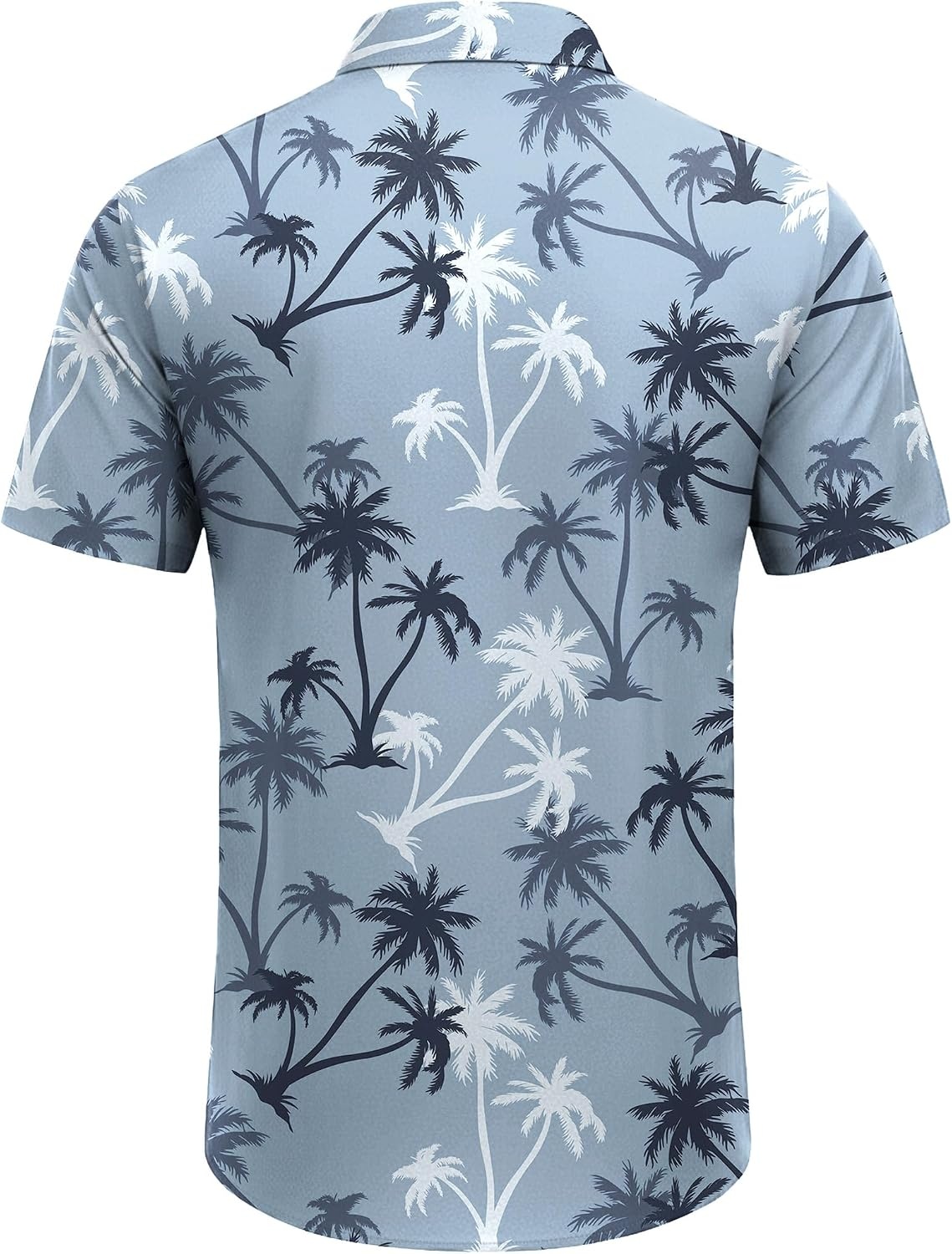 image:imageCOOFANDY Mens Hawaiian Shirts Short Sleeve Button Down Vacation ShirtsGreenpalm Tree