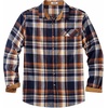 COOFANDY Mens 6.35 oz Flannel Shirts Long Sleeve Button Down Shirt Casual Shirts Work Shirts for Men(Homestead Plaid)