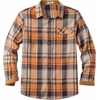COOFANDY Mens 6.35 oz Flannel Shirts Long Sleeve Button Down Shirt Casual Shirts Work Shirts for Men(Khaki)