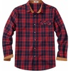 COOFANDY Mens 6.35 oz Flannel Shirts Long Sleeve Button Down Shirt Casual Shirts Work Shirts for Men(Red)