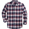 COOFANDY Mens Flannel Shirts Long Sleeve Plaid Button Down Shirts Casual(Blue/Red)