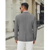 COOFANDY Men’s Casual Blazer Jacket Slim Fit Two Button Suit Jackets(Grey)