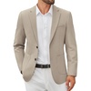 COOFANDY Men’s Casual Blazer Jacket Slim Fit Two Button Suit Jackets(Khaki)