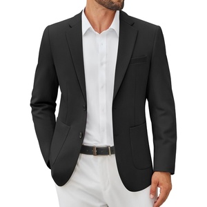COOFANDY Men’s Casual Blazer Jacket Slim Fit Two Button Suit Jackets(Black)