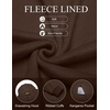 COOFANDY Men’s Fleece Hoodie Long Sleeve Hooded Sweatshirt Casual Basic Essential Drawstring Pullover Hoodie With Pocket(Brown)