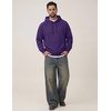 COOFANDY Men’s Fleece Hoodie Long Sleeve Hooded Sweatshirt Casual Basic Essential Drawstring Pullover Hoodie With Pocket(Purple)