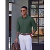 COOFANDY Mens Dress Shirt Long Sleeve Wrinkle Free Casual Button Down Shirt(Army Green)